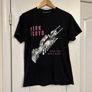 Pink Floyd Wish You We're Here T-Shirt Official Pink Floyd Merch-Mens Sz Small